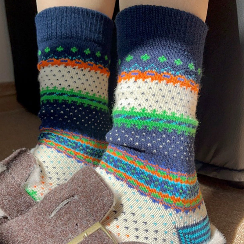 Vintage Socken Im Ethnischen Stil