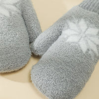 Warme Schneeflocken-Handschuhe