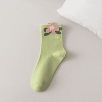 Lässige Socken Mit Blumenmuster