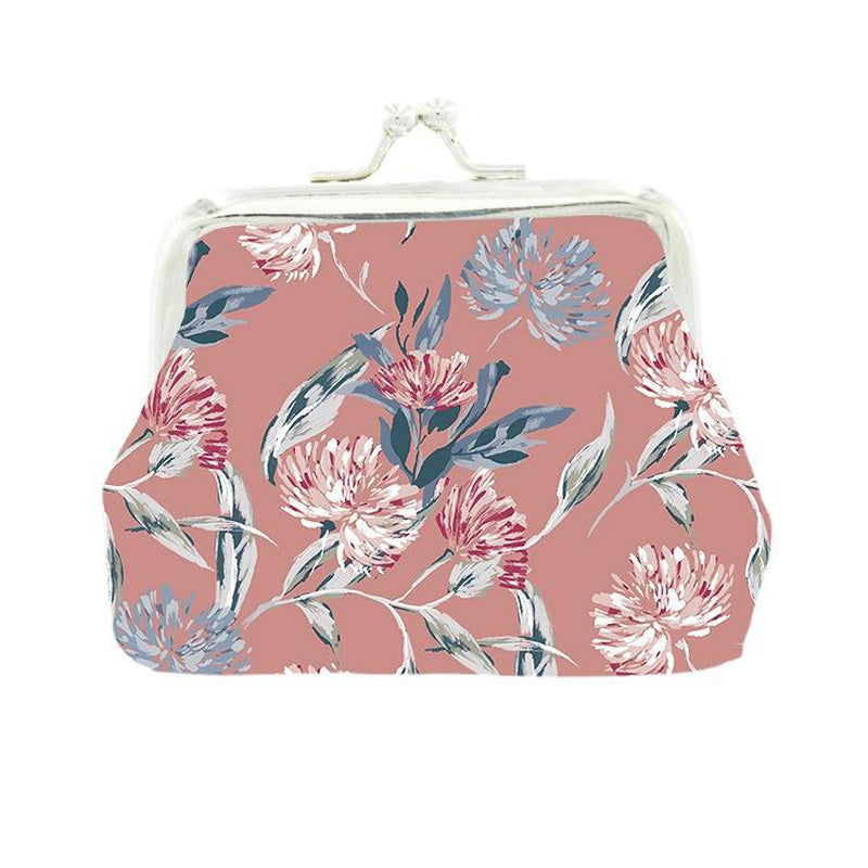 Vintage Geldbörse Mit Blumenmuster