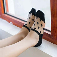 Atmungsaktive Polka Dot Socken