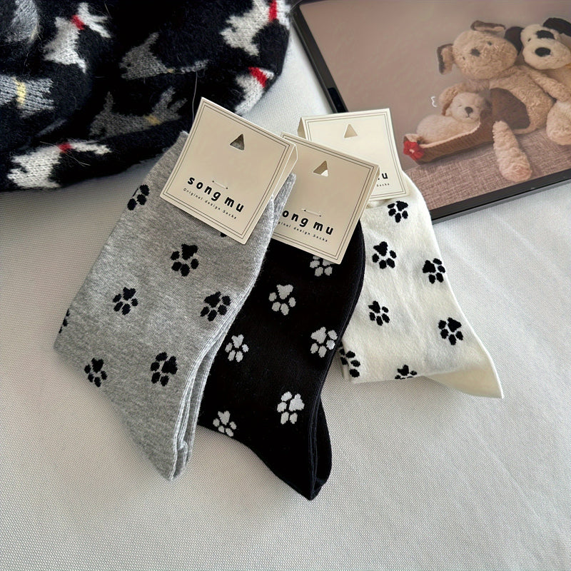 Socken Mit Katzenpfotenabdruck