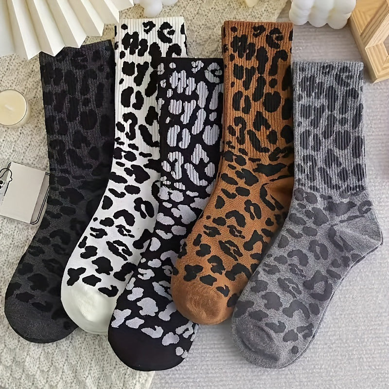 Vintage-Socken Mit Leopardenmuster