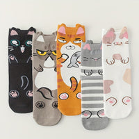 Packung Mit 5 Paar Cartoon-Socken