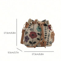 Vintage Tasche Mit Blumenmuster