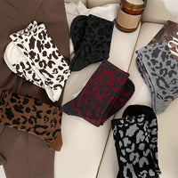 Vintage-Socken Mit Leopardenmuster