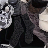 Vintage-Socken Mit Leopardenmuster