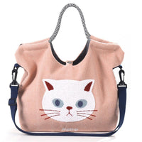 Lässige Tasche Mit Katzenmuster