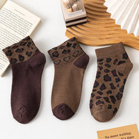 Vintage-Socken Mit Leopardenmuster