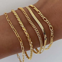 Vintage-Armbandset Im Bohème-Stil