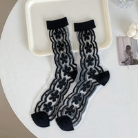 Atmungsaktive Socken Mit Blumenmuster