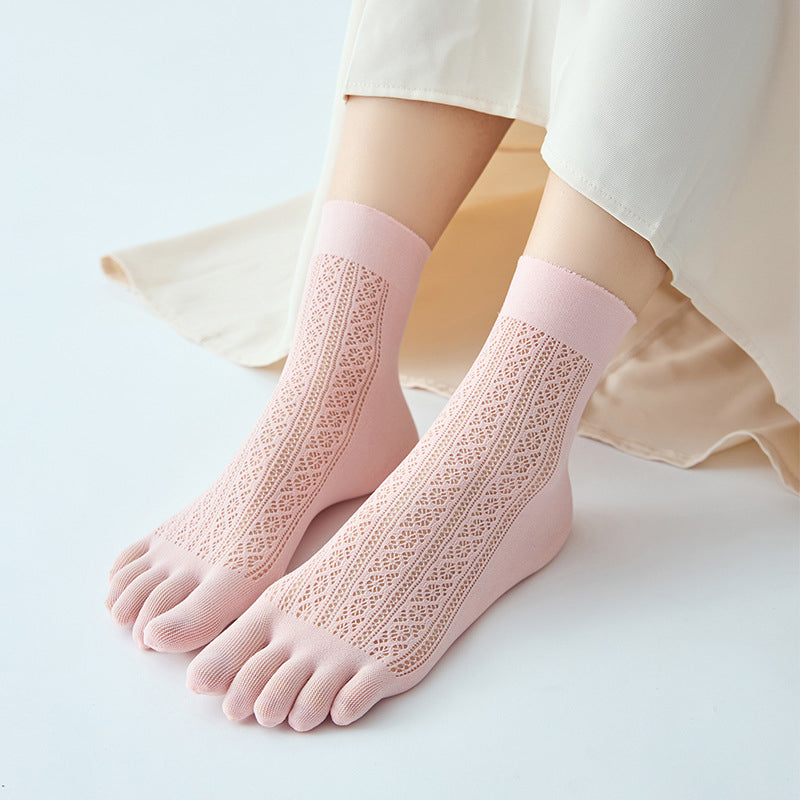 Atmungsaktive Fünf-Zehen-Socken