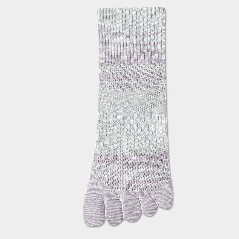 Gestreifte Und Bunte Fünf-Zehen-Socken