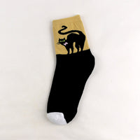 Lässige Socken Mit Katzenmuster