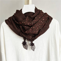 Vintage-Schal Mit Blumenmuster