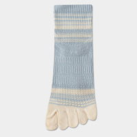 Gestreifte Und Bunte Fünf-Zehen-Socken