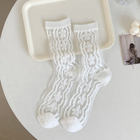 Atmungsaktive Socken Mit Blumenmuster