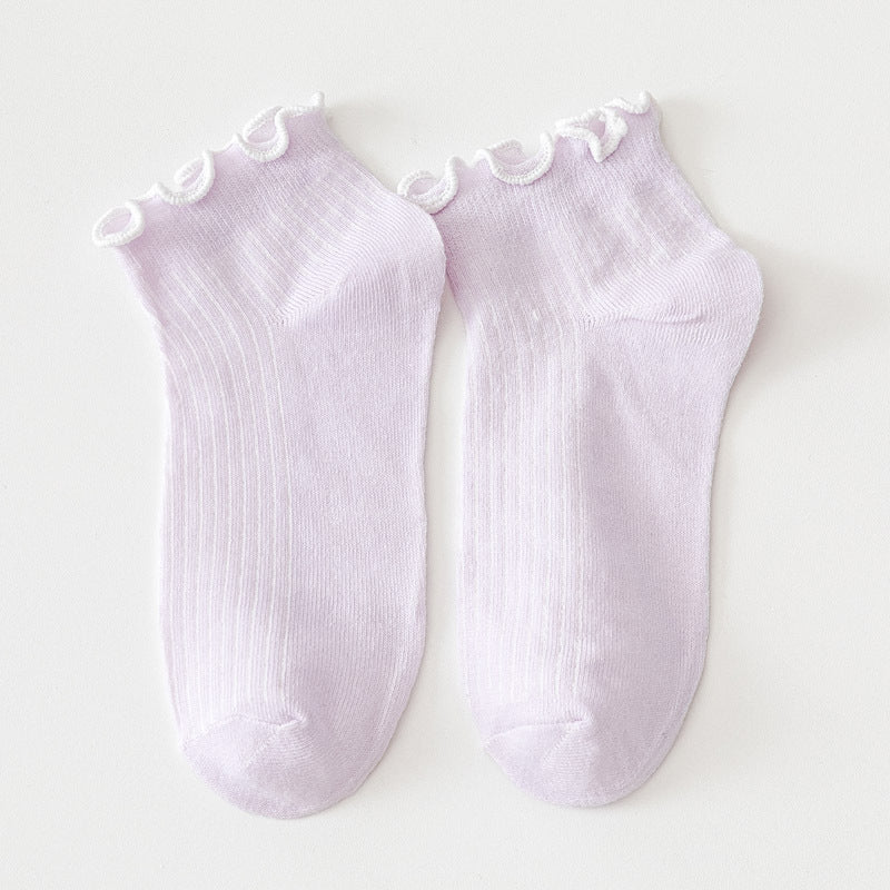 Lässige Einfarbige Socken