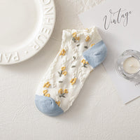 Lässige Socken Mit Blumenmuster