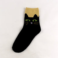 Lässige Socken Mit Katzenmuster