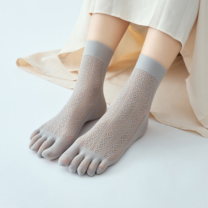 Atmungsaktive Fünf-Zehen-Socken