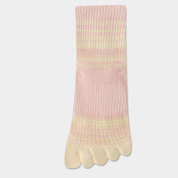 Gestreifte Und Bunte Fünf-Zehen-Socken