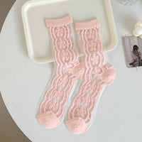 Atmungsaktive Socken Mit Blumenmuster