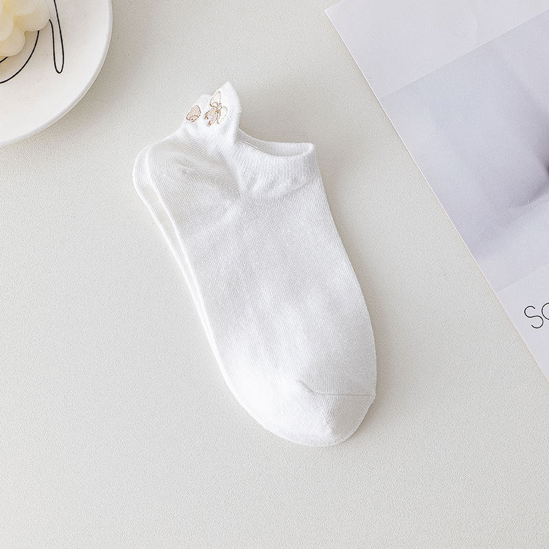 Lässige Einfarbige Socken