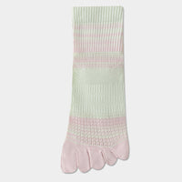 Gestreifte Und Bunte Fünf-Zehen-Socken