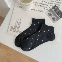 Lässige Socken Mit Herzmuster
