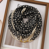 Vintage-Schal Mit Leopardenmuster