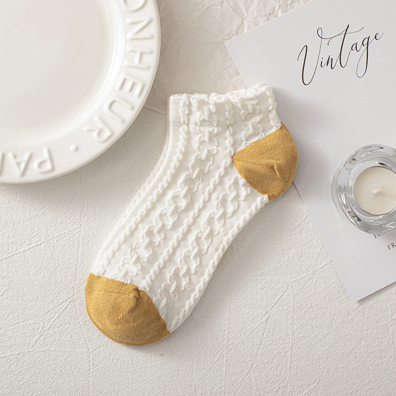 Lässige Socken Mit Blumenmuster