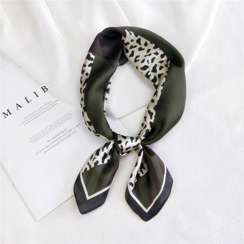 Vintage-Schal Mit Leopardenmuster