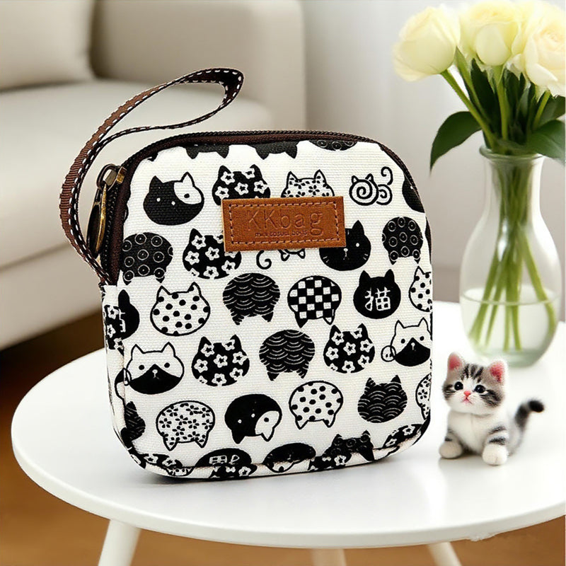 Lässige Tasche Mit Katzenmuster
