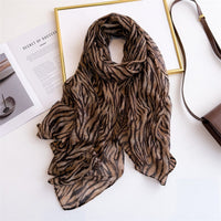Vintage-Schal Mit Leopardenmuster