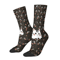Lässige Socken Mit Katzenmotiv