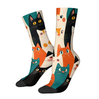 Lässige Socken Mit Katzenmotiv