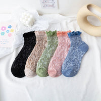 Packung Mit 5 Paar Blumensocken