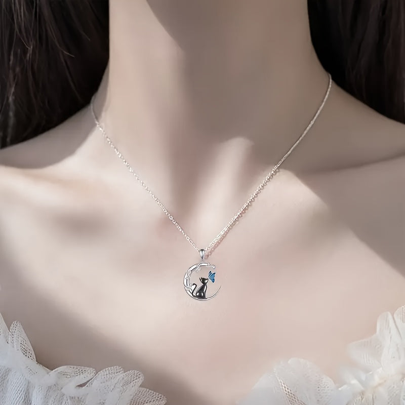 Kreative Katzenanhänger-Halskette