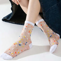 Atmungsaktive Polka Dot Socken