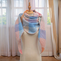 Warmer Karierter Schal
