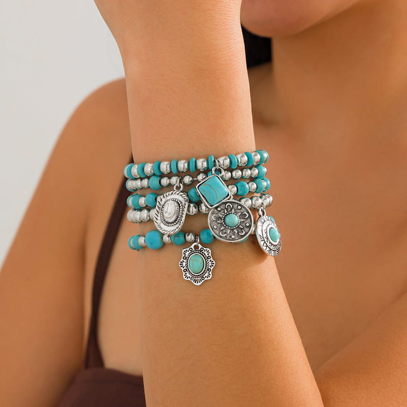 Vintage Ethnisch Perlenarmband