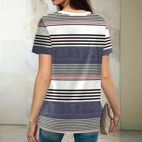 Vintage Gestreifte Bluse