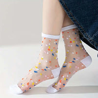 Atmungsaktive Polka Dot Socken