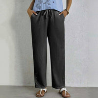 【Baumwolle Und Leinen】Bequeme Freizeithose