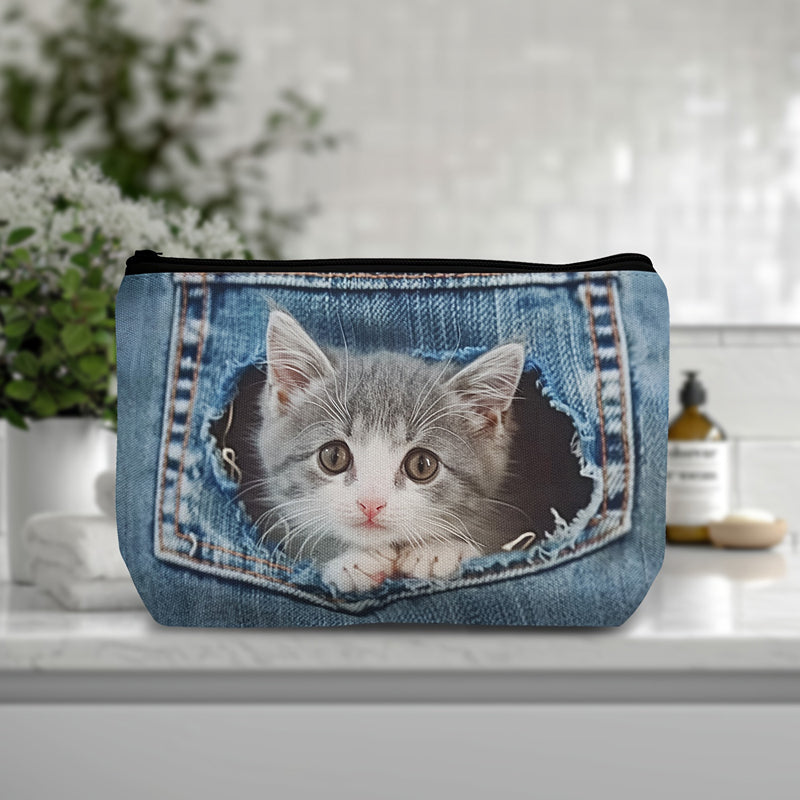 Kreative Tasche Mit Katzenmuster