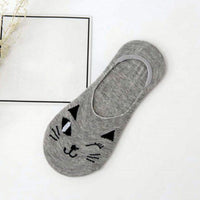 Lässige Socken Mit Katzenmuster