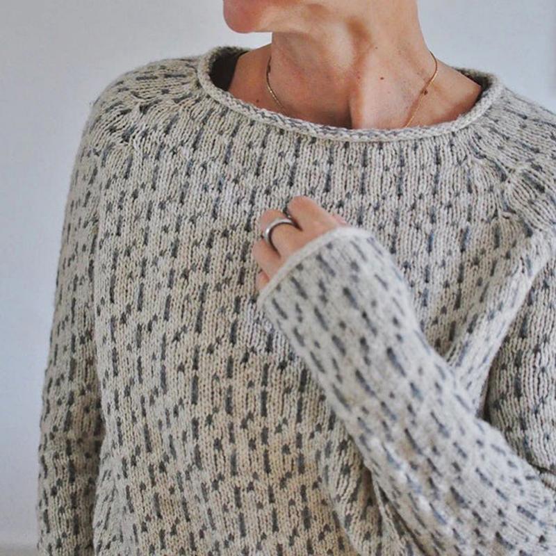 Lässiger Strickpullover