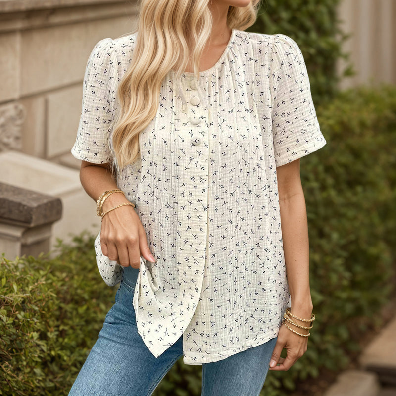 Elegante Lässige Bluse