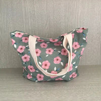 Vintage-Tasche Mit Blumendruck